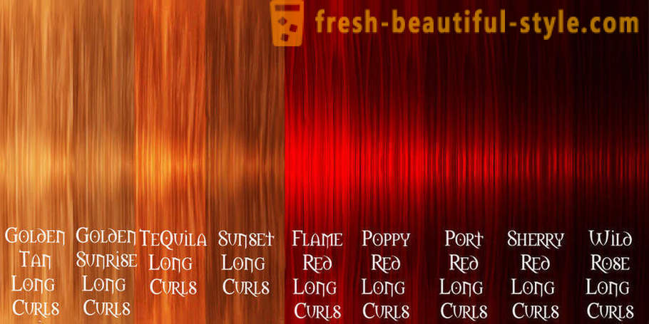 Ginger colore dei capelli: una panoramica, caratteristiche, produttori e recensioni
