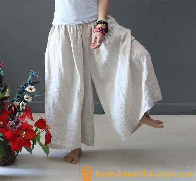 Pantaloni di lino - elegante e confortevole!