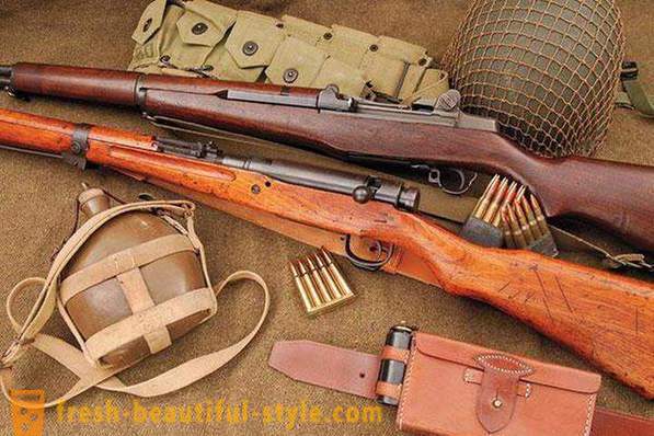 Armi americane della Seconda Guerra Mondiale e moderno. fucili e pistole americani