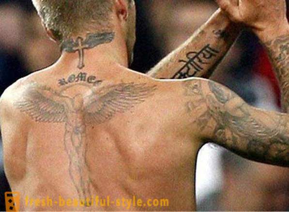 40 tatuaggio Beckham: la loro interpretazione e la posizione sul corpo