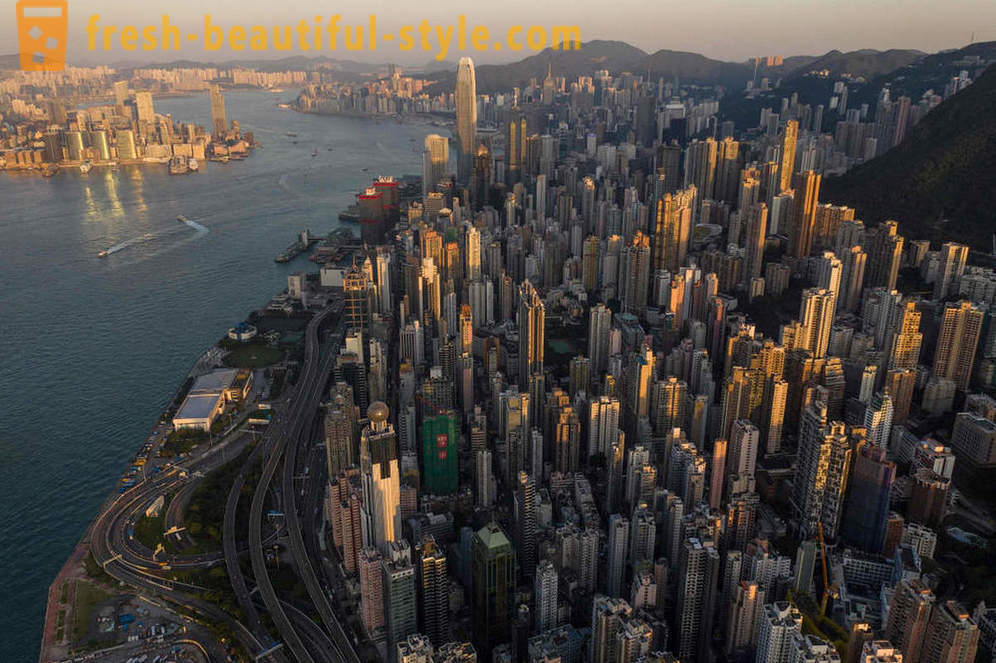 Hong Kong grattacielo in foto