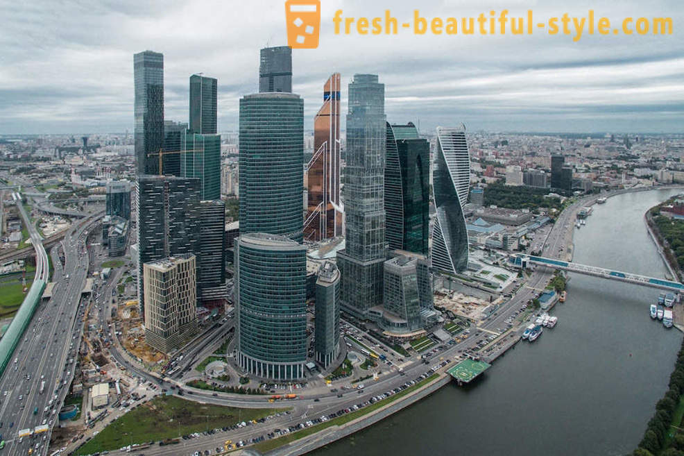 Mosca vista dall'alto
