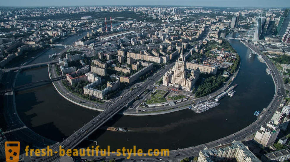 Mosca vista dall'alto