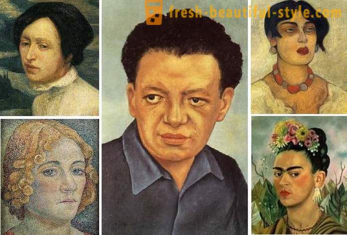 Amori di artista messicano Diego Rivera