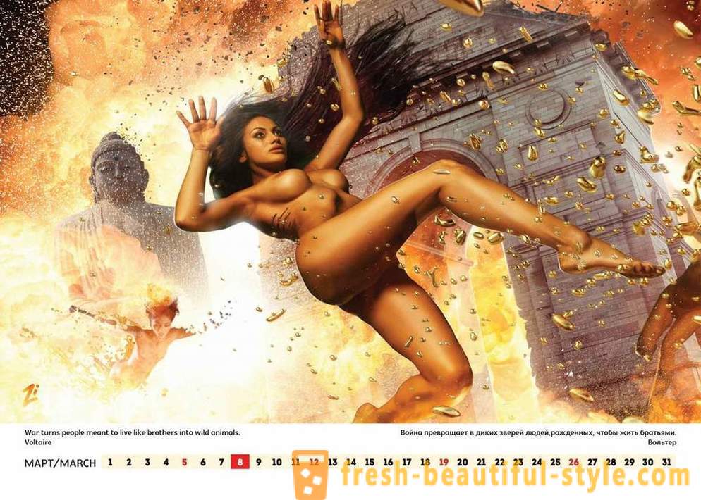 Showman fortunato Lee ha pubblicato un calendario erotico, chiamando per la Russia per l'America e il mondo