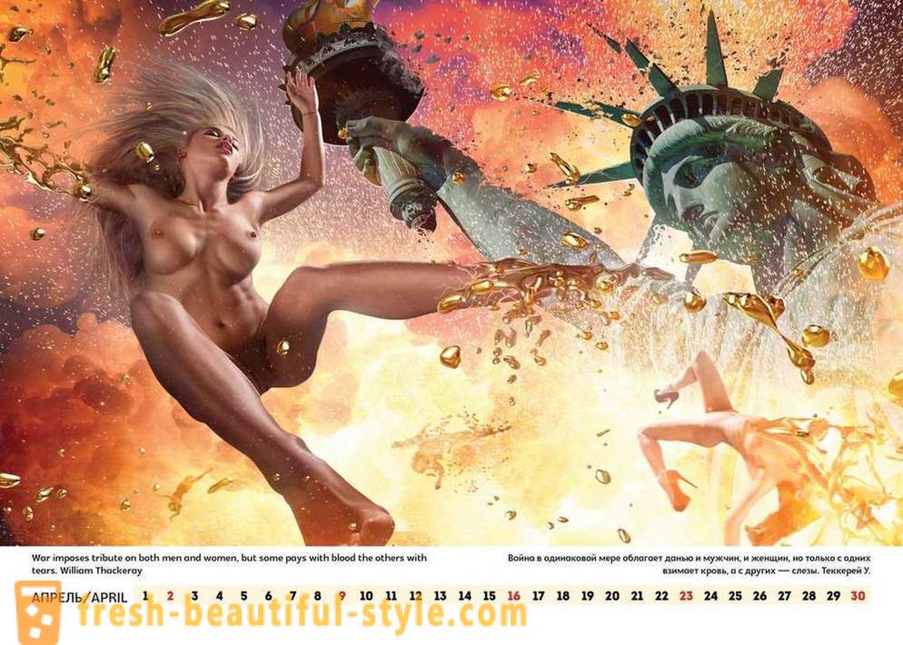 Showman fortunato Lee ha pubblicato un calendario erotico, chiamando per la Russia per l'America e il mondo