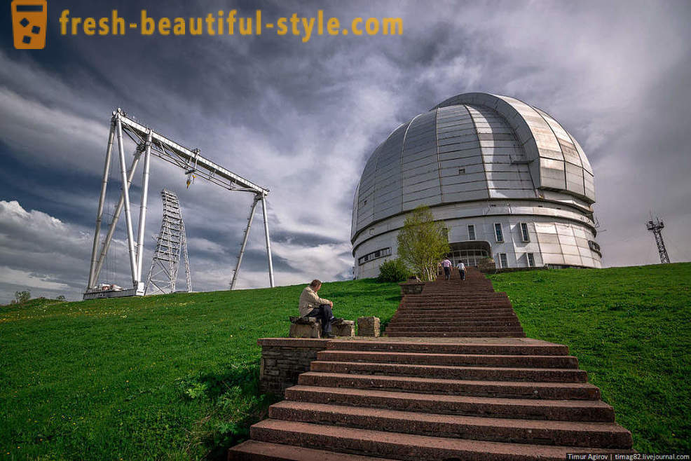 RATAN-600 - il più grande telescopio del mondo di antenne radio