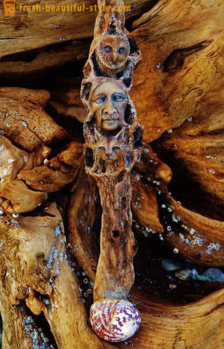Benvenuti alla storia: favolose sculture da legni, guardando che credono involontariamente nei miracoli e magie