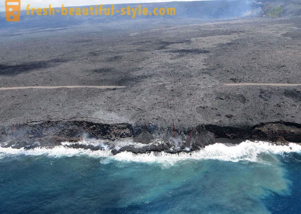 Colate vulcaniche Kilauea Hawaii