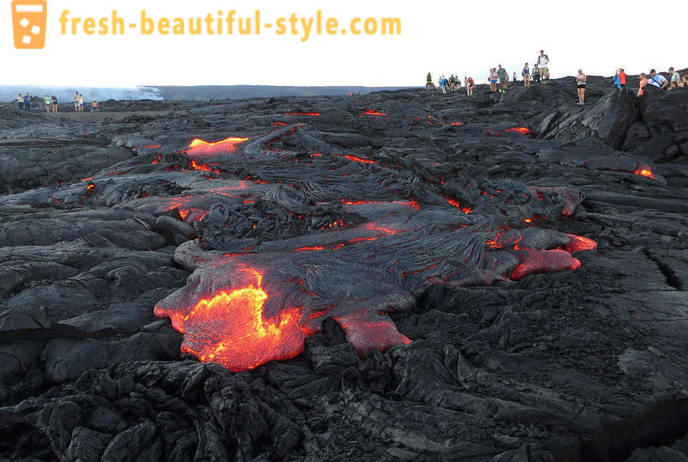Colate vulcaniche Kilauea Hawaii