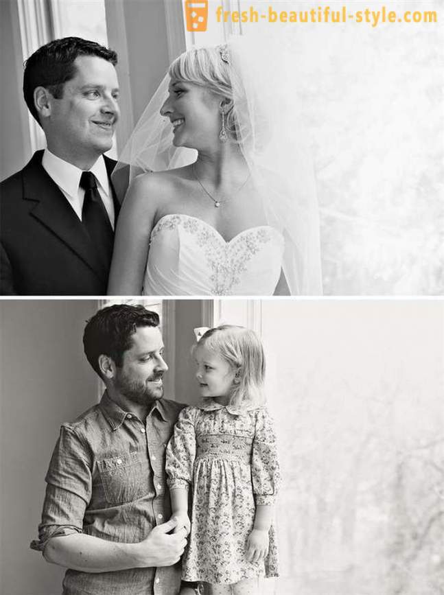 Padre e figlia ricreate le foto di nozze dopo la morte di mia madre