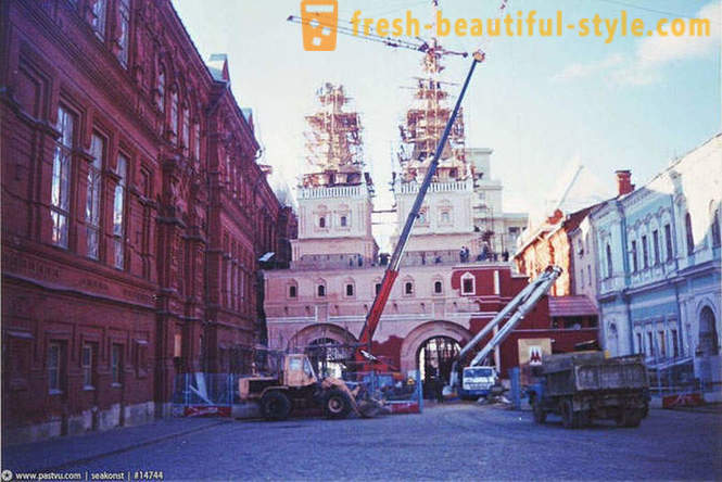 Passeggiata a Mosca nel 1995
