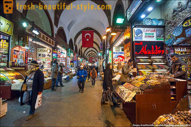 Spezie Mercato Passeggiata a Istanbul