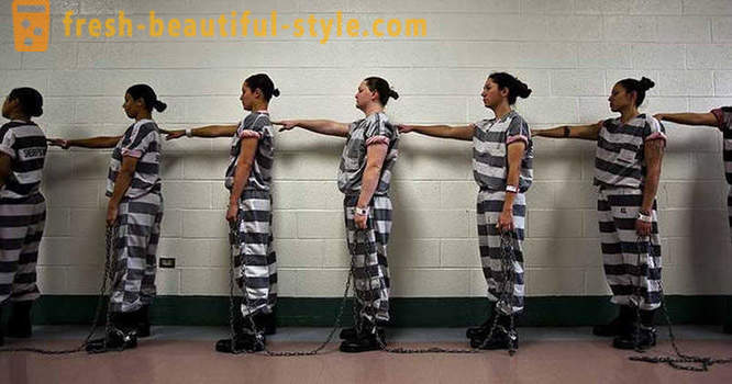 Prigionieri donne giorni feriali in una prigione degli Stati Uniti