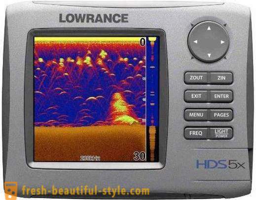Lowrance fishfinder, Recensioni modelli. sensore sonar lowrance