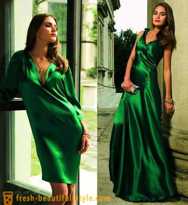 Da cosa indossare abito verde smeraldo? Trucco, manicure, scarpe da sera per Emerald
