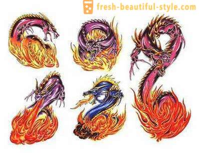 Dragon: Il valore dei disegni del tatuaggio e schizzi. Come scegliere un tatuaggio del drago?