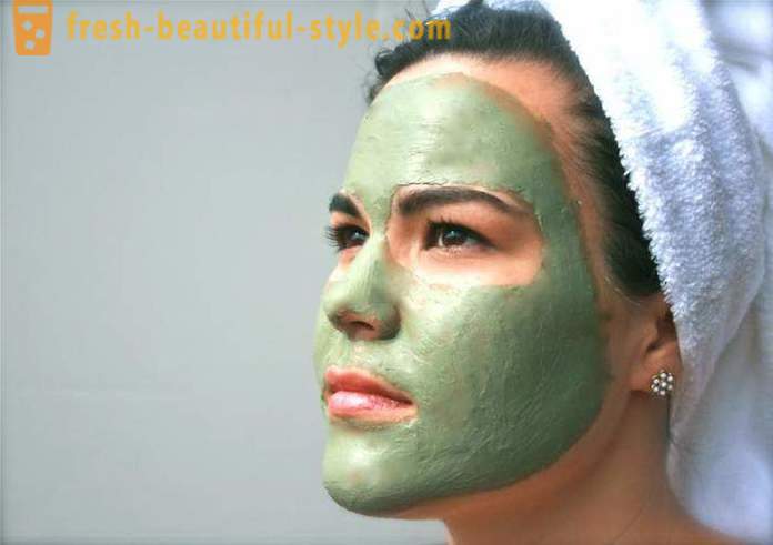 Argilla maschere facciali. argilla cosmetico per la cura della pelle