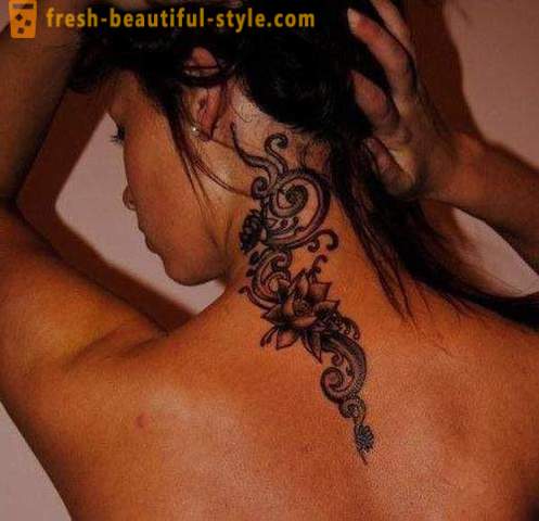 Tatuaggio sul collo: i valori di diversi modelli
