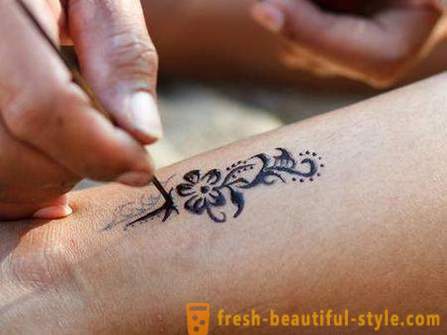 Tatuaggi all'hennè. Come fare un tatuaggi all'hennè temporanea