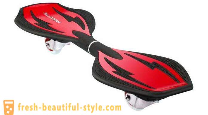 Come cavalcare uno skateboard? Acrobazie su uno skateboard. Skates - Foto
