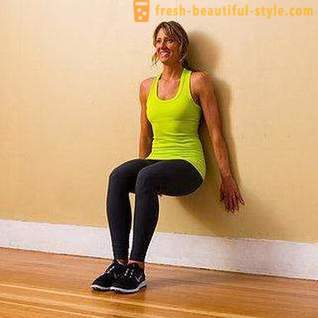 Esercizi efficaci per la perdita di peso rapida e la formazione delle gambe del loro sollievo