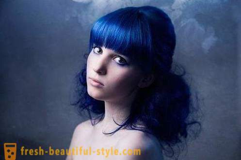 Blu colore di capelli: come realizzare un bellissimo colore?